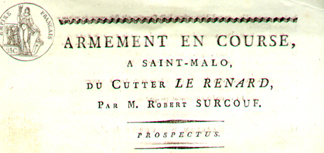 «Surcoufs' Renard prospectus»